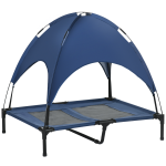 Royal Blue Elevated Dog Gazebo