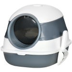 Elegant Hooded Cat Litter Retreat