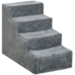 Luxury Pet Steps in Soft Grey
