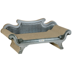 Elegant Cardboard Cat Lounger with Catnip